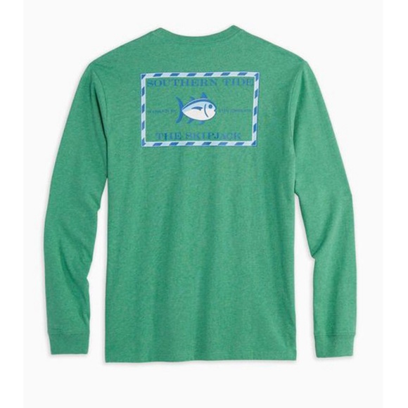 🐟 Southern Tide Men's Skipjack Long Sleeve Tee - XXL - Picture 2 of 8